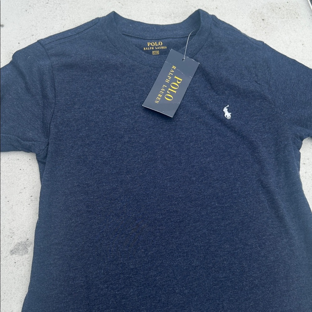 Polo by Ralph Lauren Boy’s Heather Blue Tee